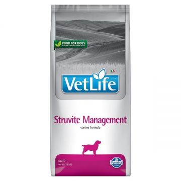 Vet Life Natural Diet Dog Management Struvite, 12 kg