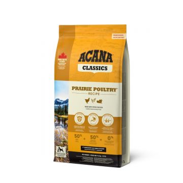 ACANA Classics Prairie Poultry, Pasăre, hrană uscată câini ACANA Classics Praire Poultry XS-XL, Pui, hrană uscată câini, 14.5kg