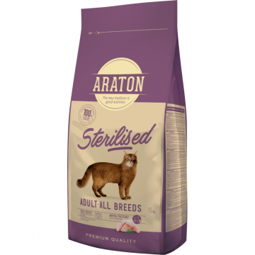 Araton Pisici Sterilizate 15 kg