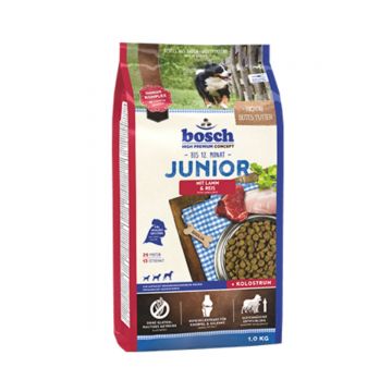 BOSCH Junior, Miel cu Orez, hrană uscată câini junior, 15kg