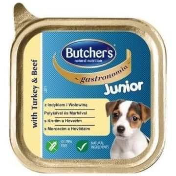 Butcher's Caine Natural&Healthy Junior Curcan si Vita, Pate, 150 g