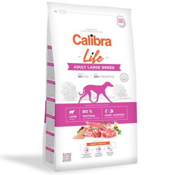 Calibra Dog Life Adult Large Breed cu Miel, 12 Kg