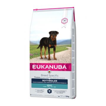 EUKANUBA Breed Specific Adult Rottweiler, Pui, hrană uscată câini, 12kg