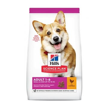 HILL'S SCIENCE PLAN Adult Small&Mini, XS-S, Pui, hrană uscată câini Hill's SP Canine Adult Small & Mini cu Pui, 6 Kg
