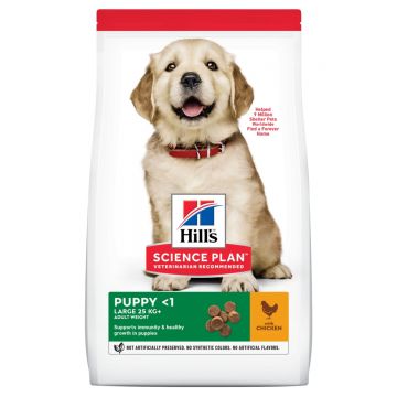 HILL'S Science Plan Puppy L, Pui, hrană uscată câini junior, 800g