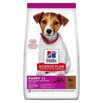 HILL'S Science Plan Puppy XS-S, Miel și Orez, hrană uscată câini junior, 1.5kg