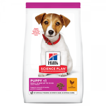 HILL'S Science Plan Puppy XS-S, Pui, hrană uscată câini junior Hill's SP Canine Puppy Small & Mini Pui, 300 g