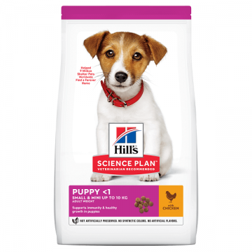 HILL'S Science Plan Puppy XS-S, Pui, hrană uscată câini junior Hill's SP Canine Puppy Small & Miniature Pui, 1.5 Kg