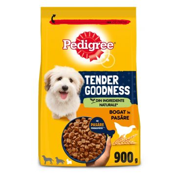 PEDIGREE Tender Goodness, XS-S, Pasăre, hrană uscată câini, 900g