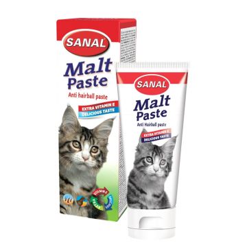 Sanal Pasta de Malt Anti-Hairball, 100 g Sanal Pasta de Malt Anti-Hairball, 100 g