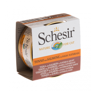 Schesir Cat Conserva Ton si Somon in Salsa 70 g