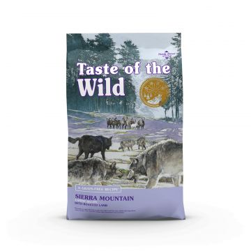 TASTE OF THE WILD Sierra Mountain, Miel, hrană uscată fără cereale câini, 12.2kg