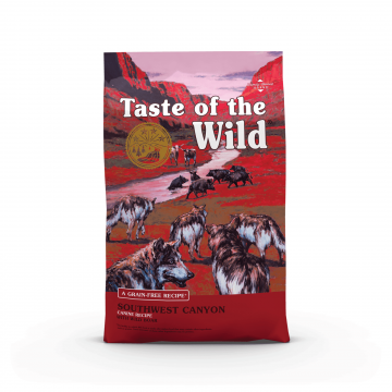 TASTE OF THE WILD Southwest Canyon, Mistreț, hrană uscată fără cereale câini, 2kg