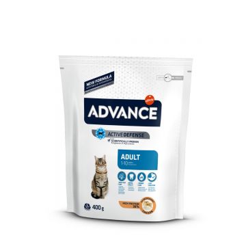 ADVANCE Adult, Pui, hrană uscată pisici, 400g