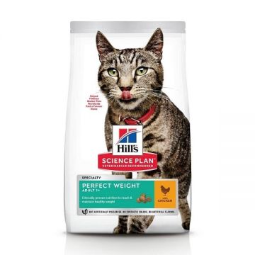 Hill's SP Feline Adult Perfect Weight cu Pui, 2.5 Kg