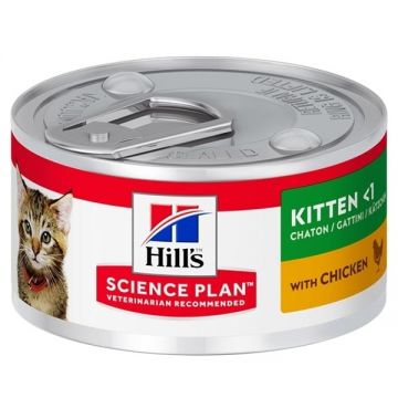 Hill's SP Feline Kitten Conserva Pui, 82 g