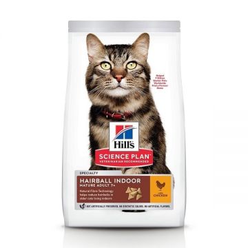 Hill's SP Feline Senior Hairball & Indoor Pui, 1.5 Kg