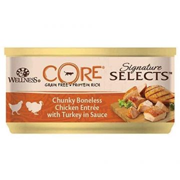 Hrana Umeda Wellness Core Signature Select cu Pui si Ficat de Pui, in Sos, 79 g