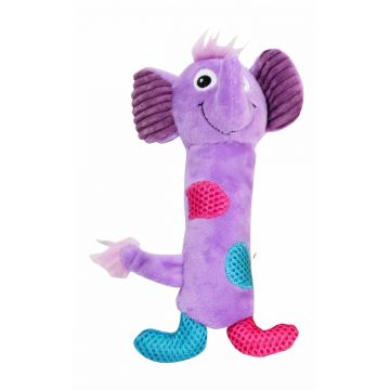 PAWISE Elephant Stick, jucărie de pluș câini, S-L, pluș, cu sunet, multicolor