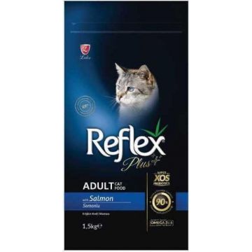 Reflex Plus Adult Cat cu Somon, 15 kg
