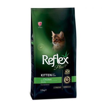 Reflex Plus Kitten cu Pui, 15kg