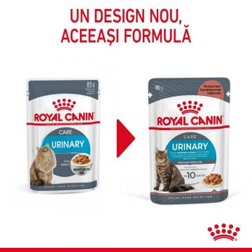 Royal Canin Urinary Care Adult, hrană umedă pisici, sănătatea tractului urinar, (în sos) ROYAL CANIN Feline Care Nutrition Urinary Care, plic hrană umedă pisici, sănătatea tractului urinar, (în sos), 85g