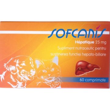 Sofcanis Hepatique 25 mg x 60 comprimate