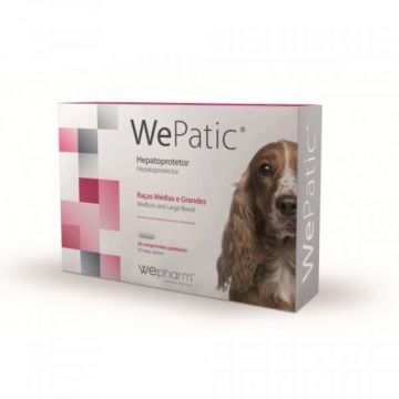 WEPHARM WePatic M- L, suplimente hepatice câini, 30cpr