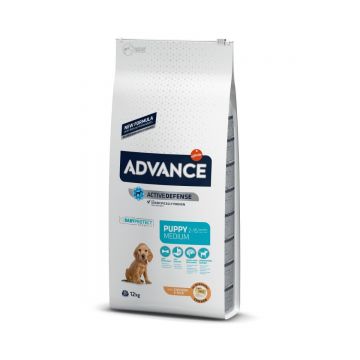 ADVANCE Dog Puppy Medium, M, Pui, hrană uscată câini junior ADVANCE Medium Puppy, M, Pui, hrană uscată câini junior, 12kg