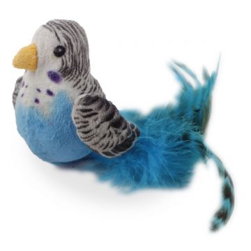 ALL FOR PAWS Bouncing Bird, jucărie de pluș pisici, pluș, catnip, diverse culori