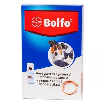 Bolfo Zgarda Antiparazitara Caini & Pisici, 35 cm ieftin