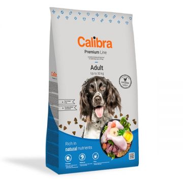 CALIBRA Premium Line Adult, Pui, hrană uscată câini CALIBRA Premium Line Adult, XS-M, Pui, hrană uscată câini, 12kg