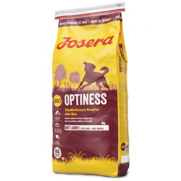 JOSERA Optiness, M-XL, Pasăre, hrană uscată câini, apetit capricios, 15kg