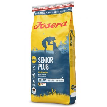JOSERA Senior Plus, XS-XL, Pasăre și Somon, hrană uscată câini senior, 15kg