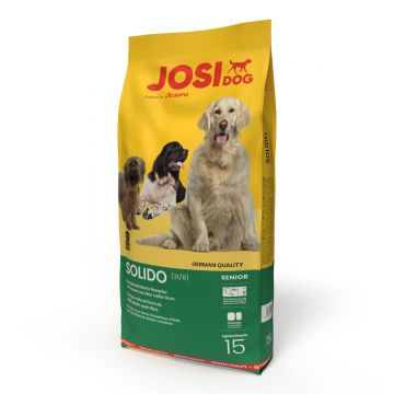 JOSIDOG Solido, XS-XL, Pasăre, hrană uscată câini, obezitate, sistem digestiv, 15kg
