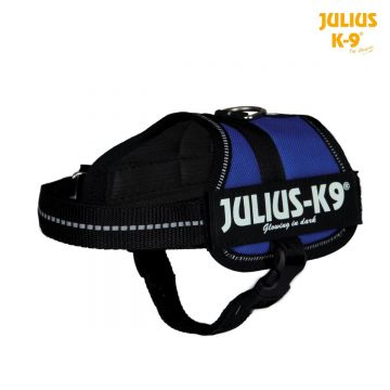 JULIUS-K9 Powerharness, ham câini JULIUS-K9 Power, ham câini, 2XS, 2.5-5kg, albastru de firma original