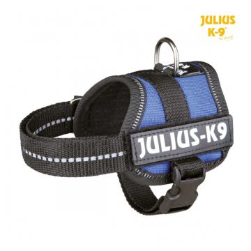 JULIUS-K9 Powerharness, ham câini JULIUS-K9 Power, ham câini, 3XS, 1-3kg, albastru de firma original