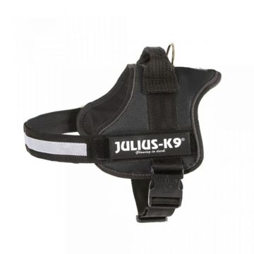 JULIUS-K9 Powerharness, ham câini JULIUS-K9 Power, ham câini, M, 13-25kg, negru de firma original