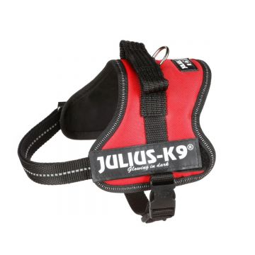 JULIUS-K9 Powerharness, ham câini JULIUS-K9 Power, ham câini, XS, 4-7kg, roșu