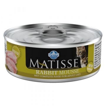 MATISSE, Iepure, conservă hrană umedă pisici, (pate), 85g