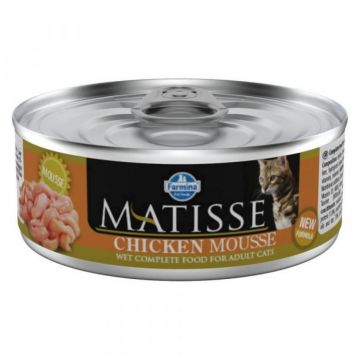 MATISSE, Pui, conservă hrană umedă pisici, (pate), 85g