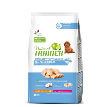 NATURAL TRAINER Small&Toy / Puppy&Junior, XS-S, Pui, hrană uscată câini junior, 2kg