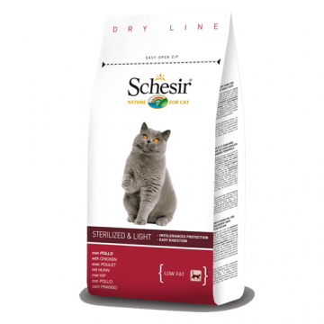 Schesir Cat pentru Pisici Sterilizate si Supraponderale 400 g