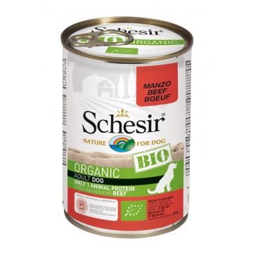 Schesir Dog Bio Adult cu Vită, 400 g