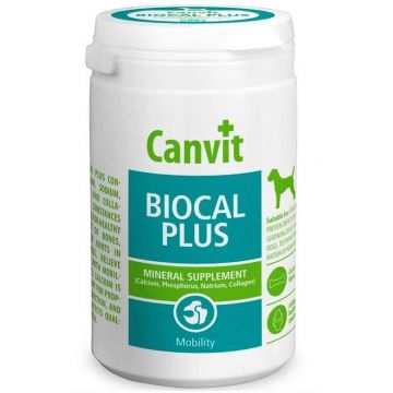 Supliment Nutritiv pentru Caini Canvit Biocal Plus, 320 g