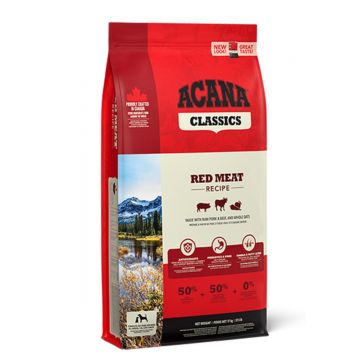 ACANA Classics Red, hrană uscată câini ACANA Classics Red, XS-XL, Vită și Porc, hrană uscată conținut redus cereale câini, 14.5kg
