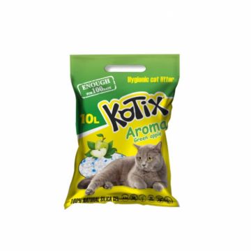 Asternut Igienic Silicat pentru pisici, Kotix Mar Verde, 10L
