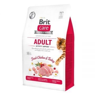 Brit Care Cat GF Adult Activity Support, 400 g ieftina