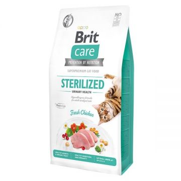 Brit Care Cat GF Sterilized Urinary Health, 7 kg la reducere