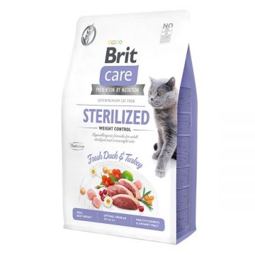 Brit Care Cat GF Sterilized Weight Control, 2 kg